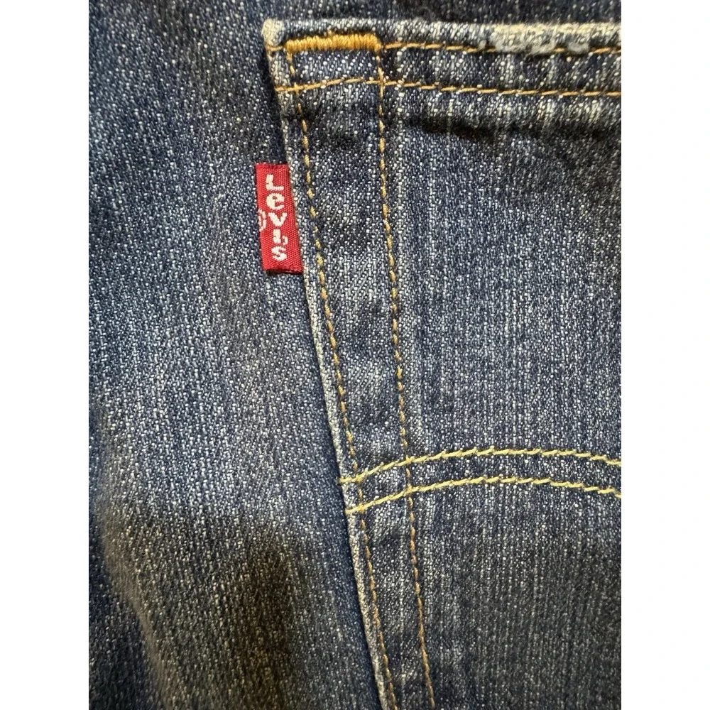 Levis 559 Relaxed Fit Straight Jeans Mens W38xL29.5‎ Blue Denim Hemmed